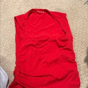 Abercrombie & Fitch Vibrant Red Tank Top